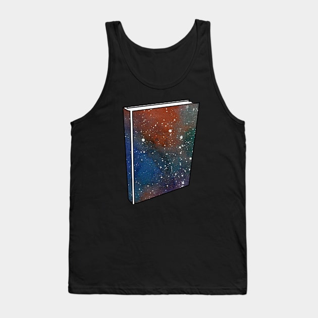 Galaxy Book, Watercolour Universe Tank Top by randomgeekery